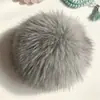 Gorro con pompón de imitación de zorro y mapache extra grande de 15 cm, decoración para la parte superior del zapato y accesorio de ropa transfronterizo