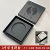 Piedra de entintar y caja de tinta portátiles para principiantes, caligrafía estudiantil, pluma anti-seca, tintero multiusos, piedra de entintar con tapa, caja de tinta, piedra de entintar