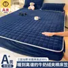 2026 New Milk Fleece Coral Fleece Fitted Sheet Winter Bed Cover Mattress Thickened Fluffy Bed Sheet Bedding Protective Cover