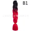 Peruca em Estoque Tranças Africanas 100g Fibra Sintética de Alta Temperatura Rabo de Cavalo Duplo Peruca Cosplay em Estoque