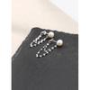 Aretes pequeños de plata 925 de cuerpo entero, aretes, aretes, aretes pequeños de perlas frescas, aretes para mujer, productos de fábrica de origen, Plata Mujeres