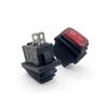 Suministro Directo de Fábrica Interruptor tipo barco impermeable Serie KCD1 Interruptor basculante de dos patas tres patas dos posiciones Rojo Amarillo Azul Negro Verde