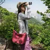 Bolsa de Lona Xadrez Fashion Estilo Coreano 2026 de Alta Qualidade, Estilo Casual e Relaxado, Bolsa de Ombro e Transversal Versátil para Estudantes