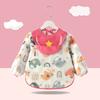 Mono para bebés, niños y niñas, jardín de infantes, alimento complementario para comer, impermeable, antisuciedad, bolsa de comida para bebés, babero, delantal retrorreflectante para niños