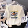 Camiseta de Verano de Manga Corta para Niños 2026 Nuevo Estilo de Verano Ropa Infantil Estilo Coreano Holgada Casual Versátil Moda Top de Media Manga t