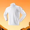 Ropa Deportiva de Exterior para Hombre Otoño e Invierno Terciopelo Secado Rápido Fitness Running Entrenamiento Deportivo Manga Larga Cortavientos Ropa de Ciclismo Nuevo Estilo