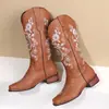 Botas de Couro Comércio Exterior Femininas Casuais Botas Cano Curto Bordadas com Linha Botas Martin Femininas 43 Salto Baixo Sapatos Femininos 40 Botas