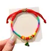 Pulsera con Colgante de Zongzi para Niños DIY Ajustable Festival del Bote del Dragón Cuerda Colorida 2026 Nueva Pulsera del Festival del Bote del Dragón Venta al por Mayor para Puestos de Mercado