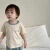 Ropa de Verano para Bebé Estilo Delgado Traje para Niños Verano Estilo Coreano Ropa para Niños 2026 Nuevo Estilo de Verano Ropa de Verano para Bebé Conjunto de Dos Piezas