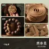 Polvo adhesivo natural, polvo adhesivo de nanmu indonesio, perlas de incienso naturales, incienso en espiral, incienso en cono, material de unión de incienso hecho a mano, en lata