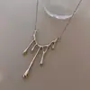 Collar Geométrico de Lava Viento Frío Europeo y Americano Cadena Elegante para Clavícula Moda Coreana Cadena de Cuello de Lava Celebridad de Internet de Verano para Mujeres