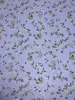 Tela de gasa con estampado de cuadros arrugados, vestido camisero floral texturizado primavera/verano, material de poliéster para ropa y accesorios de mujer