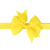 Amazon nueva diadema de pelo simple hecha a mano estilo europeo y americano de color sólido para niños, cola de caballo diaria con nudo hexagonal suelto
