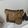 Bolso hobo de moda modelo nuevo 2026 transfronterizo con patrón similar a marcas de diseñador, bolso de mano de moda, bolso cruzado para el hombro, bolso de mujer