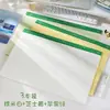 Bloc de Notas Desprendible Estilo Americano A3 de Alta Calidad, Engrosado, Adecuado para Preparación de Exámenes, Memorización de Palabras, Columnas Divididas, Papel de Borrador, Cuaderno Rayado Vintage
