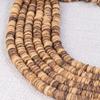 Cuentas sueltas de cáscara de coco, accesorios de joyería DIY, cuentas espaciadoras, pulsera, collar con cuentas, pulsera, junta, materiales hechos a mano