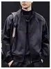Nueva colección primavera y otoño 2026: chaqueta casual holgada para hombre con cuello alto, un top corto versátil y elegante