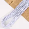 Banda elástica redonda de 0.8-2.0 mm, cordón elástico de látex colorido para joyería, manualidades hechas a mano y pulseras