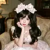 Diadema Lolita Estilo Ballet con Lazo Grande Multicapa Accesorio para el Cabello Lolita Nicho Versátil Super Hada para Mujeres