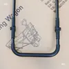 Accesorios para Barra de Empuje y Tracción de Carrito Plegable, Manija de Empuje, Junta Angular, Camping, Compras, Transporte de Carga, Piezas de Accesorio para Carrito