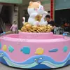 Escultura IP luminosa de PRFV personalizada mascote de grande empresa figura de desenho animado fábrica de origem instalação no local