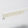 Riel de cortina de aleación de aluminio personalizado, riel curvo en forma de L, riel en forma de U para ventana salediza, riel de cortina, riel deslizante simple y doble flexible.