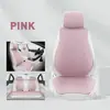 Cojín para asiento de coche - 5 plazas - universal para todas las estaciones - transpirable y antideslizante - nuevo cojín de tela a rayas