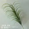 2026 Nuevo Modelo Plantas Verdes Artificiales Flores de Techo para Bodas Decoración de Bodas Arreglo Floral Hierba Espárrago Bigote de Dragón Hojas Verdes Flores Falsas Blanco y Verde
