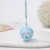 Pingente de Sino Gato da Sorte para Celular, Sino de Vento Pintado para Bênção e Riqueza, Pingente de Metal para Celular
