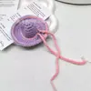 Mini Lindo Vendiendo Lindas Correas Tejidas a Mano Crochetadas Lana Capucha Dibujo Animado Muñeca DIY Decoración