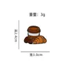 Broche Serie Nuevo Café Transfronterizo Lindo Estilo Japonés Dibujo Animado Insignia Metálica Accesorios de Pines Decoración para Bolsas Ropa