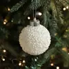 Nueva Bola de Navidad Perla Blanca Bola de Plástico Lujo Accesible Bola de Gama Alta Colgante para Árbol de Navidad Decoración Colgante Disposición de Decoración