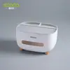 Caja de Pañuelos con Almacenamiento para Control Remoto Estilo Nórdico, Dedicada para Mesa de Café de Sala de Estar, Caja de Almacenamiento Multifuncional Creativa con Tapa