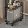 Suporte para Host sob a Mesa Gabinete Principal de Computador de Mesa Base Rack de Armazenamento com Rodas Removível Camada Dupla Rack de Armazenamento de Ferro