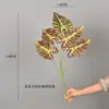 Planta Verde Simulada Taro, Arrurruz, Hoja de Tortuga, Decoración para Hogar Interior Bodas, Paisajismo con Hojas, Muro de Plantas, Accesorios para Arreglos Florales