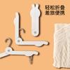 Fasola Percha de Viaje Portátil Plegable Viaje de Negocios Hotel Artilugio para Secar Multifuncional Tendedero con Pinza