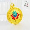 Vietnam arena oro alta retención de color zachilam mujeres colgante Dios de la Riqueza cuentas nube de la suerte mujeres colgante Dios de la Riqueza accesorios DIY