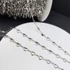 Curvo duplo pendurado pequeno coração de pêssego artesanal cadeia diy jóias acessórios colar pulseira tornozeleira acessórios de vestuário material corrente solta