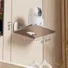 Estante para router, soporte de pared para decodificador y almacenamiento WiFi, organizador de pared para cámara, soporte suspendido sin perforación