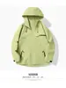 Chaqueta Impermeable Transpirable con Capucha Unisex para Exteriores 2026