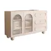 Aparador de Madera Maciza Armario Pequeño Apartamento Almacenamiento de Lujo Ligero Armario de Almacenamiento Armario de Almacenamiento Gabinete Sala de Estar del Hogar Armario de Pared Simple