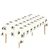 En stock Mantel a cuadros Amazon mantel a cuadros blanco y negro transfronterizo PEVA engrosado desechable mesa de postres de cumpleaños fiesta