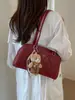 Bolso de Axila Estilo Perezoso Estilo Francés para Mujer, Nuevo Bolso de Mano Acolchado de Moda, Bolso de Hombro, Bolso Bowling para Viajar, Modelo Nuevo