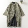 Tiro real 2023 Nuevo Cardigan Retro Artístico de Algodón y Lino Bata Chaqueta de Algodón