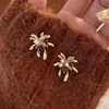 Modernos y Minimalistas Brazaletes para Oreja Retorcidos de Piedra Ojo de Tigre para Mujer, Pendientes Versátiles Vintage, Accesorios para Orejas de Otoño e Invierno con un Toque de Lujo Ligero y de Alta Gama
