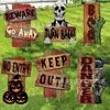 Pedra Tumular Luminosa de Halloween Embelezamento de Pátio Adereços Decorativos Assustadores para Jardim