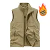 Compra grupal de chalecos con logotipos impresos, ropa de trabajo para otoño e invierno, actividades promocionales para equipos corporativos, chalecos de forro polar para uso en exteriores
