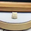 Acessórios de escultura em marfim urso morango acessórios fofos acessórios acessórios Wenwan joias criativas DIY