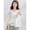 Ropa de Mujer de Comercio Exterior en Stock Verano 2026 Nuevo Estilo Coreano Dulce con Volantes Fresca y de Hada Camisa