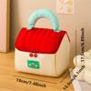 Bolsa de Higiene Fofa Personalizada Casa Pequena, Coração de Menininha, Bolsa Cosmética de Grande Capacidade, Bolsa para Produtos de Cuidado com a Pele, Bolsa de Armazenamento Portátil de Mão